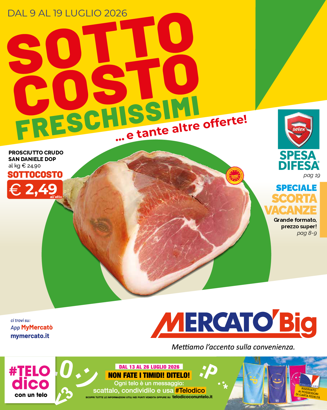 Volantino mercato a BRA