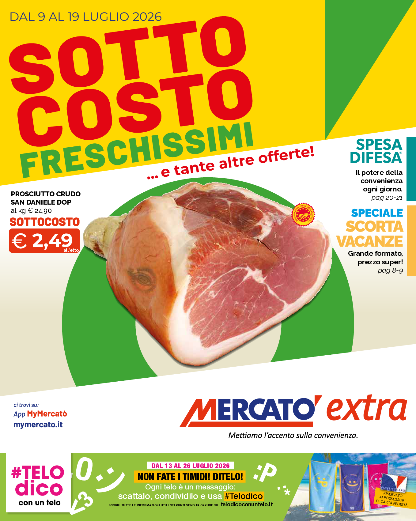 Volantino mercato a CUNEO